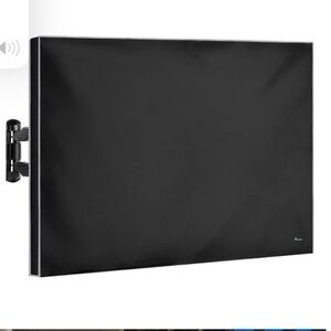 BLACK Outdoor Backyard TV protector cover size 70” -75”